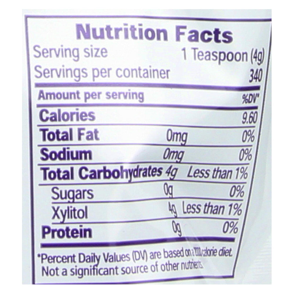 Xylosweet All Natural Low Carb Xylitol Sweetener - 3 Lb.