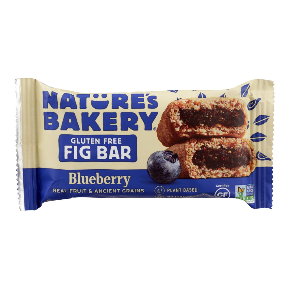 Nature's Bakery Gluten Free Fig Bar - Blueberry - Case Of 12 - 2 Oz.