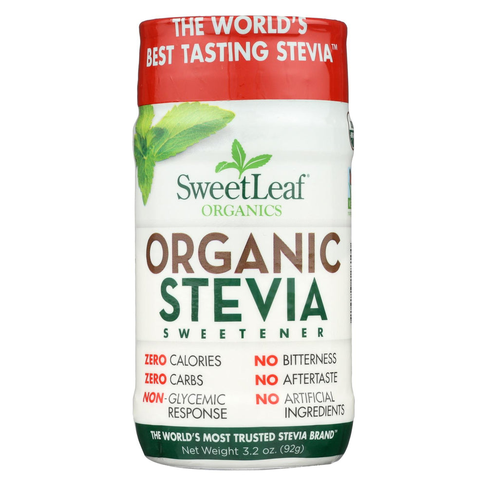 Sweet Leaf Sweetener - Organic - Stevia - 3.2 Oz