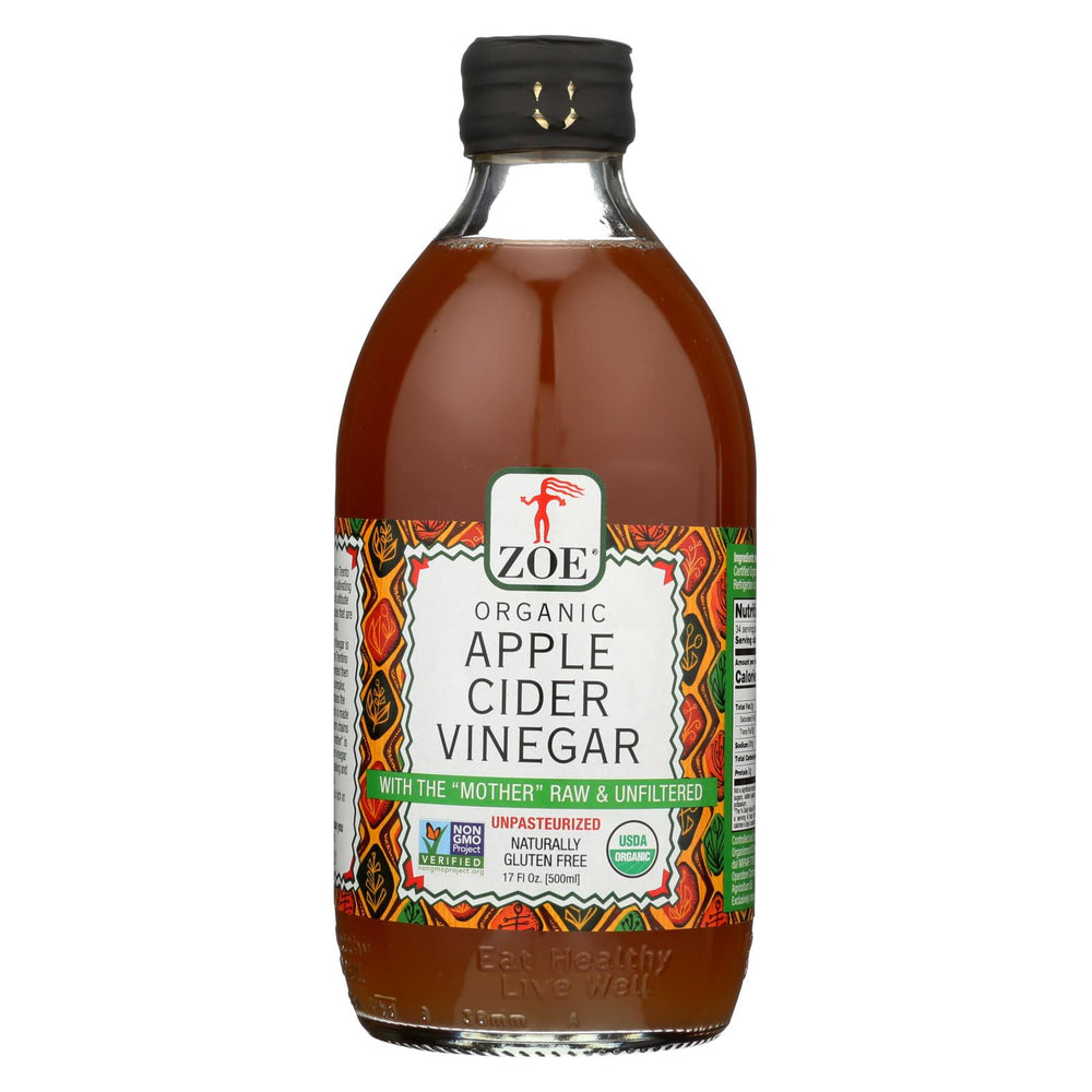 Zoe - Apple Cider Vinegar - Case Of 6 - 17 Fl Oz.