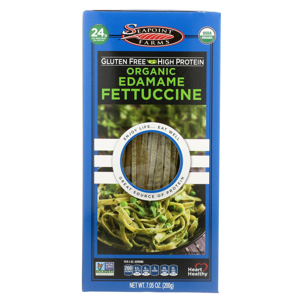 Seapoint Farms Edamame Fettuccine - Case Of 12 - 7.5 Oz.