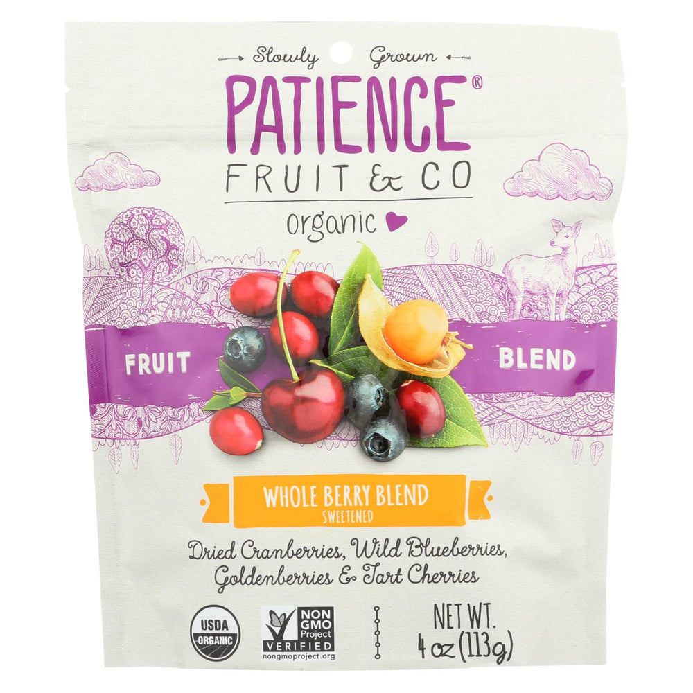 Patience Fruit And Co - Whole Berry Blend Mixed Berries - Case Of 8 - 4 Oz