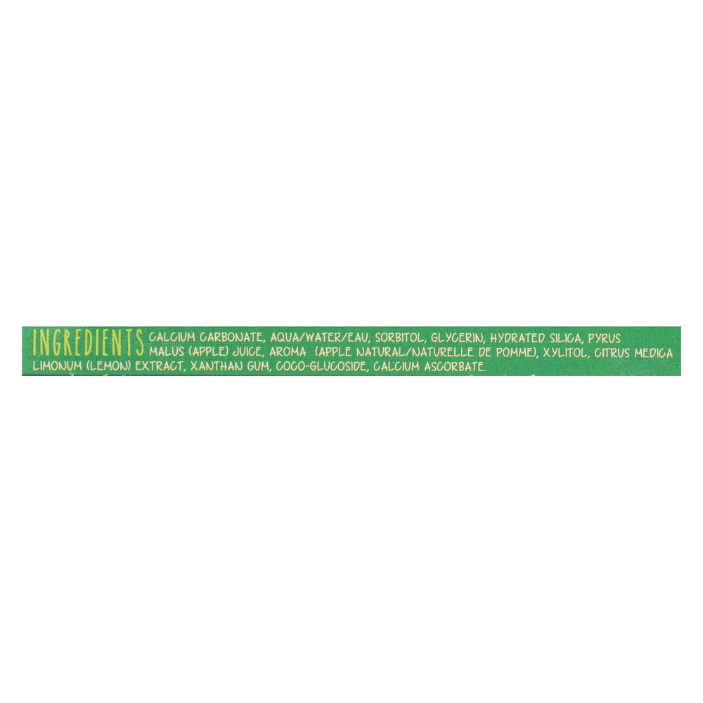 Green Beaverthe Toothpaste - Green Apple Toothpaste - Case Of 1 - 2.5 Fl Oz.