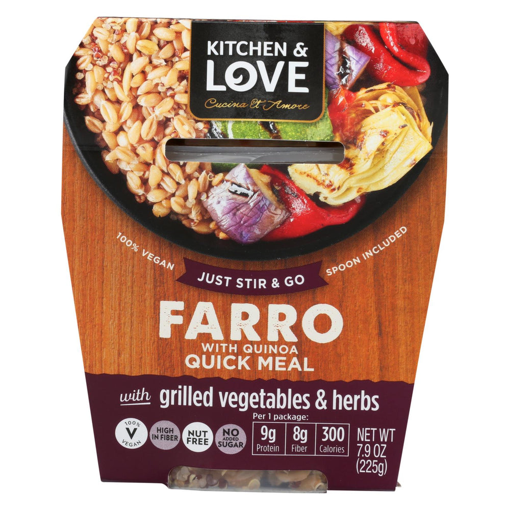 Cucina And Amore - Grilled Vegetables - Farro - Case Of 6 - 7.9 Oz