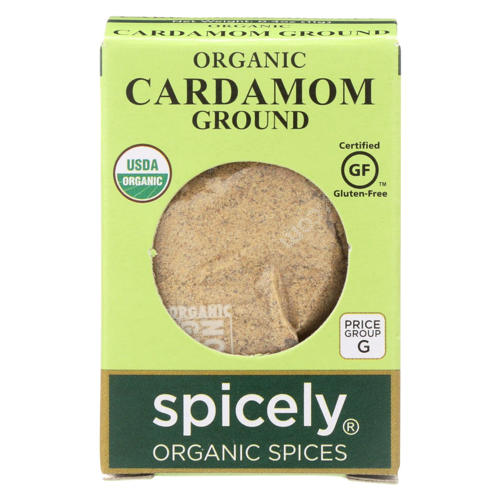 Spicely Organics - Organic Cardamom - Ground - Case Of 6 - 0.4 Oz.