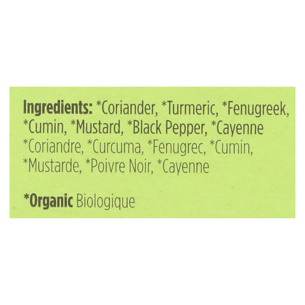 Spicely Organics - Organic Curry Powder - Case Of 6 - 0.45 Oz.