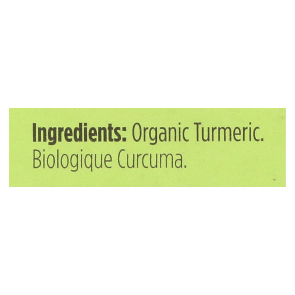 Spicely Organics - Organic Turmeric - Case Of 6 - 0.45 Oz.