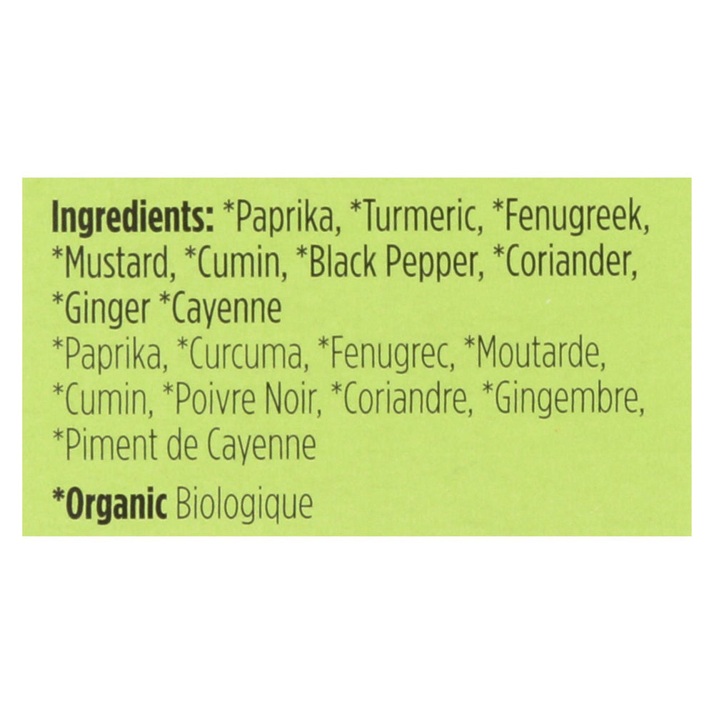 Spicely Organics - Organic Tandoori Masala Seasoning - Case Of 6 - 0.45 Oz.