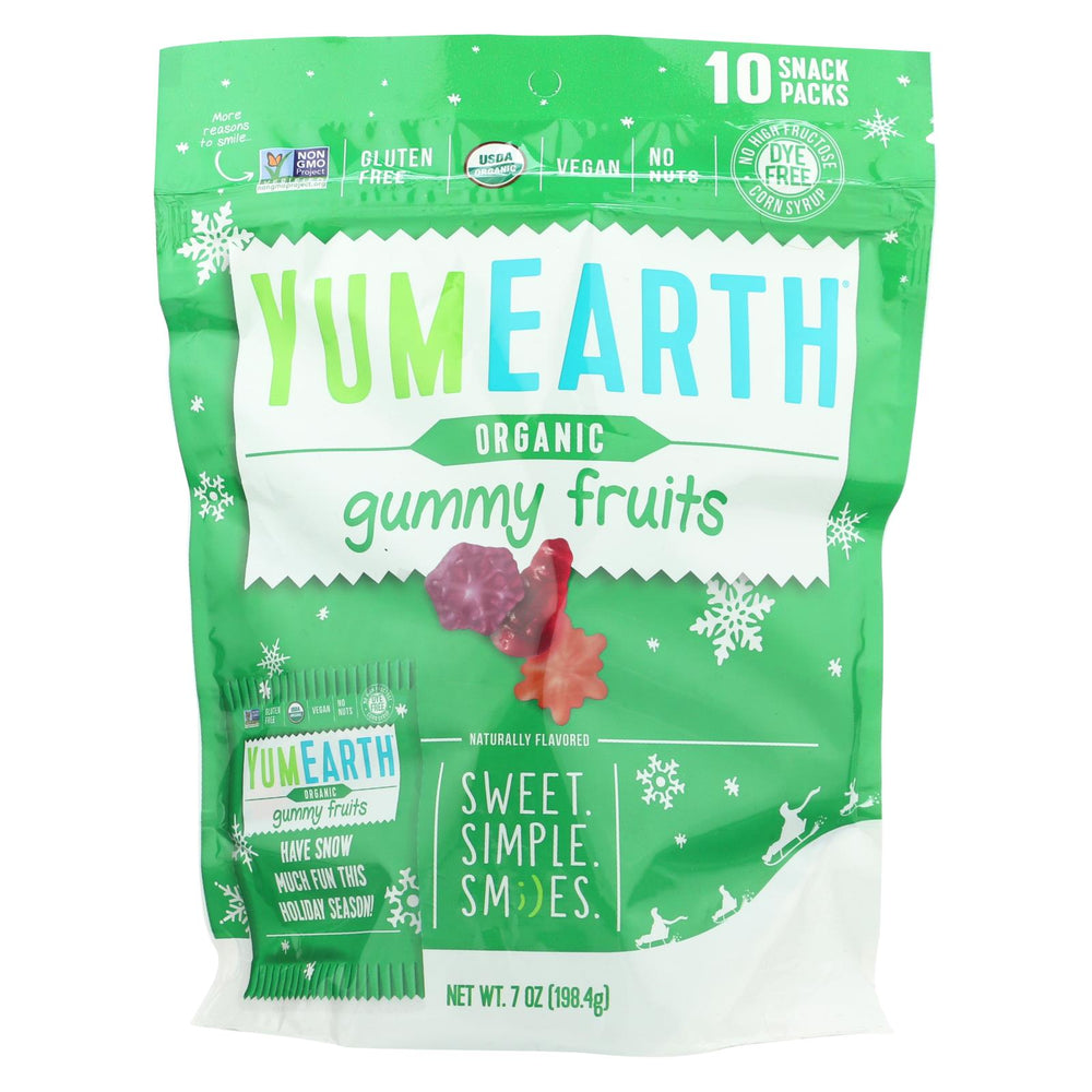 Yumearth Organics - Organic Gummy Bears - Cherry Peach - Case Of 18 - 7.0 Oz.