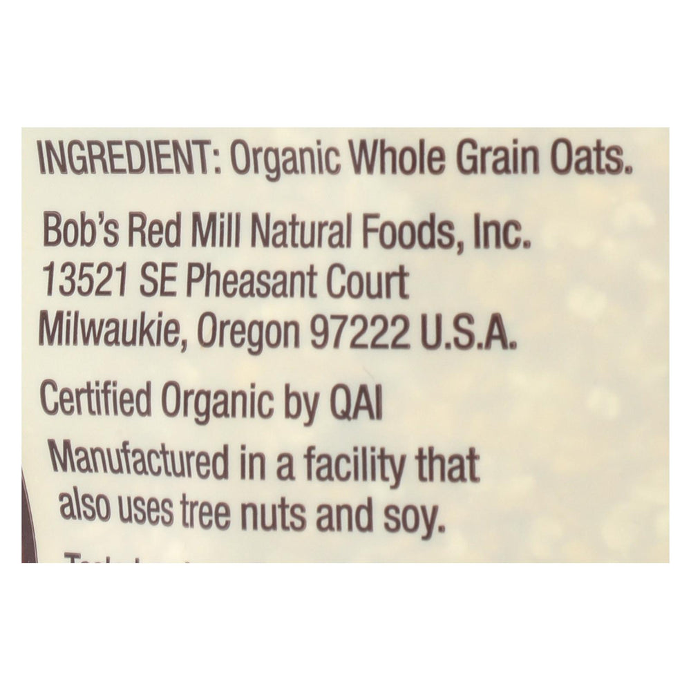 Bob's Red Mill - Organic Steel Cut Oats - Gluten Free - Case Of 4-24 Oz