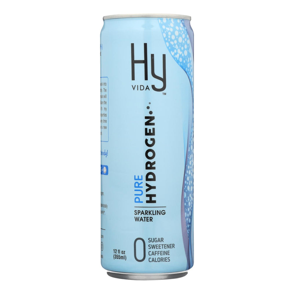 Hyvida Brands - Water Spk Hydrogen Pure - Case Of 12 - 12 Fz
