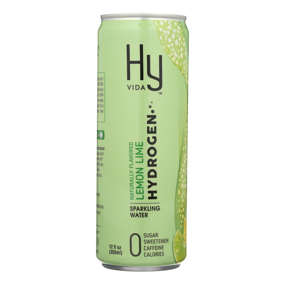 Hyvida Brands - Water Spk Hydro Lemon Lme - Case Of 12 - 12 Fz