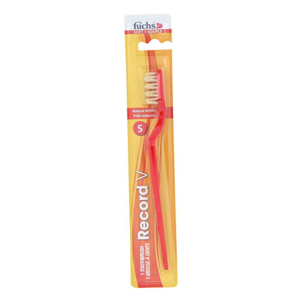 Fuchs Natural Bristle Toothbrush - Case Of 12 - Ct