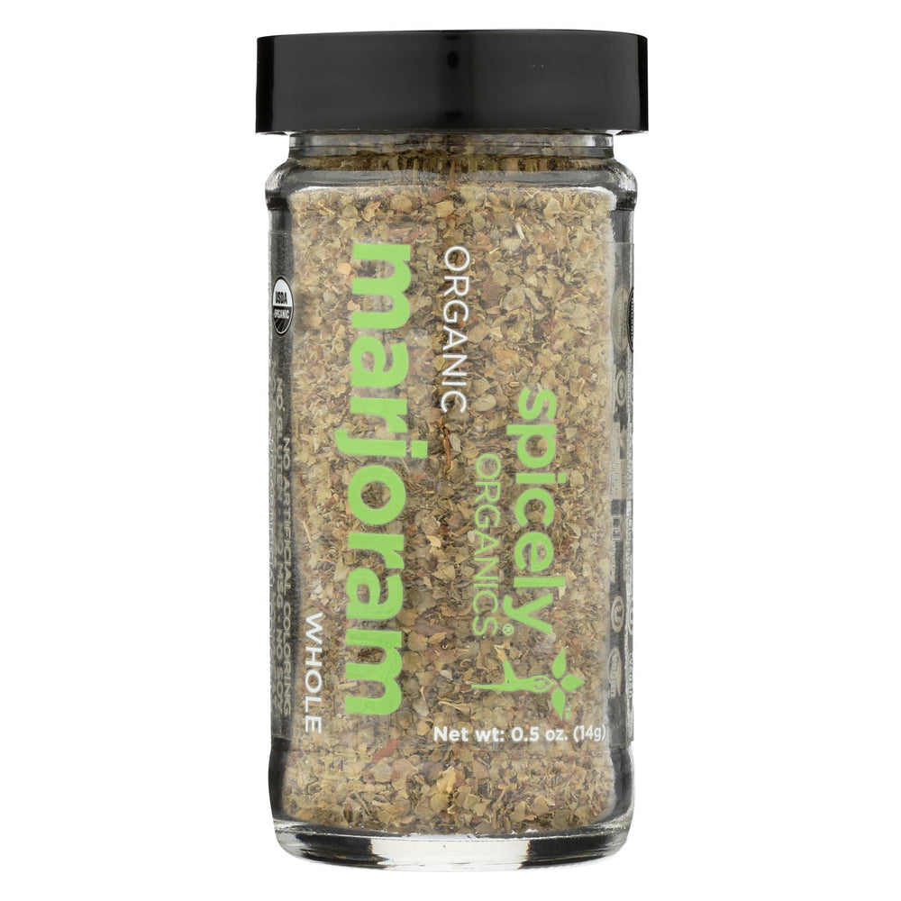 Spicely Organics - Organic Marjoram - Whole - Case Of 3 - 0.5 Oz.