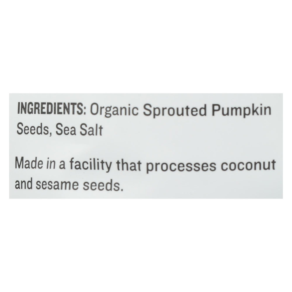 Go Raw Sprouted Seeds, Pumpkin With Celtic Sea Salt - Case Of 6 - 14 Oz